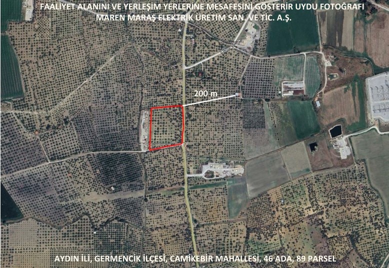 Aydın, Germencik ilçesi Camikebir Mahallesinde yapılması planlanan Jeotermal Kaynak Arama Sondajı GM.33-A ve GM.35 Kuyuları için ÇED Olumlu kararı verildi